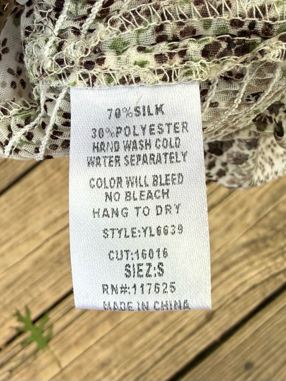 Maude Sheet Floral Lace-Trim Peasant Tunic - Picture 7 of 7